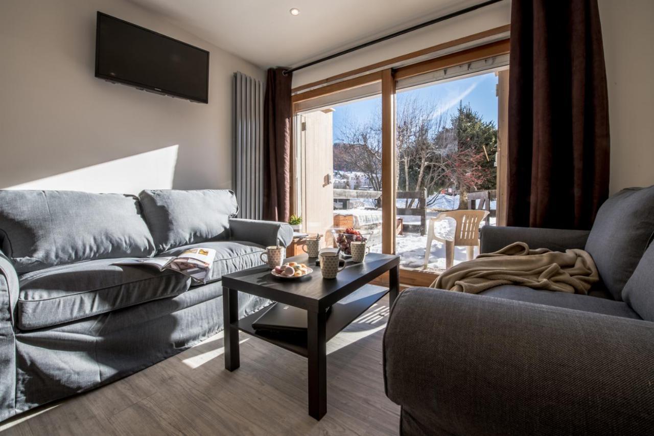 Appartement Edelweiss Skiopieds - Centre Station レ・デュー・アルプ エクステリア 写真
